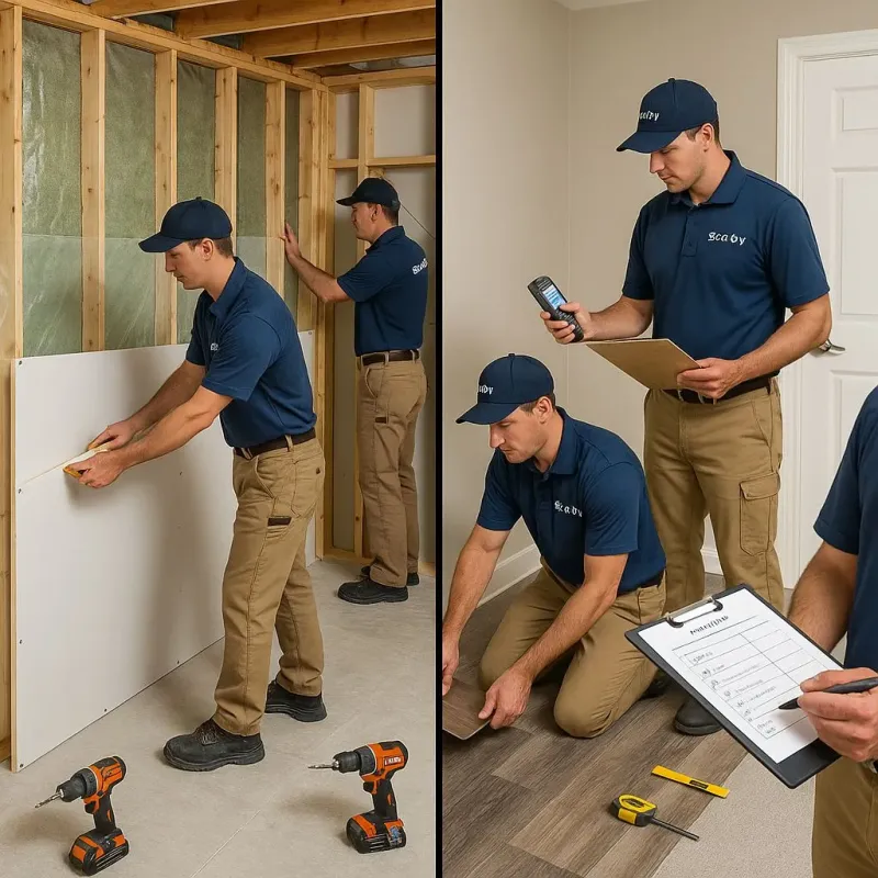 Repairs and Reconstruction process in Richland, PA